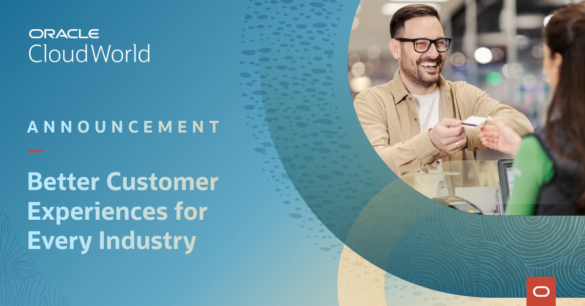 FredBossmann's tweet photo. .@Oracle Unity CDP just got bigger and better with new data science models to help organizations deliver better experiences for their customers. https://t.co/lmdpPzYgNh https://t.co/UoE9Y0vcc4