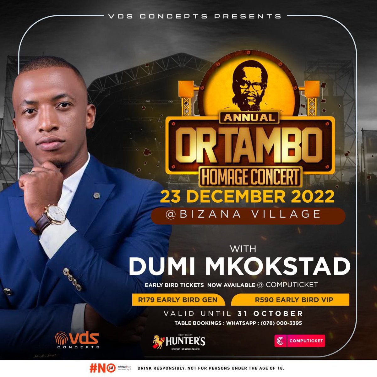 🔌 🙌🏽🔥.

ORTHC is one of the most unique events for its ability to infuse different genres into one big showcase, it is therefore no surprise that  we introduce to you the Multi Award winning Gospel Superstar 

DUMI MKOKSTAD

Get your #ORTHC2022 early bird ticket NOW at Shoprite