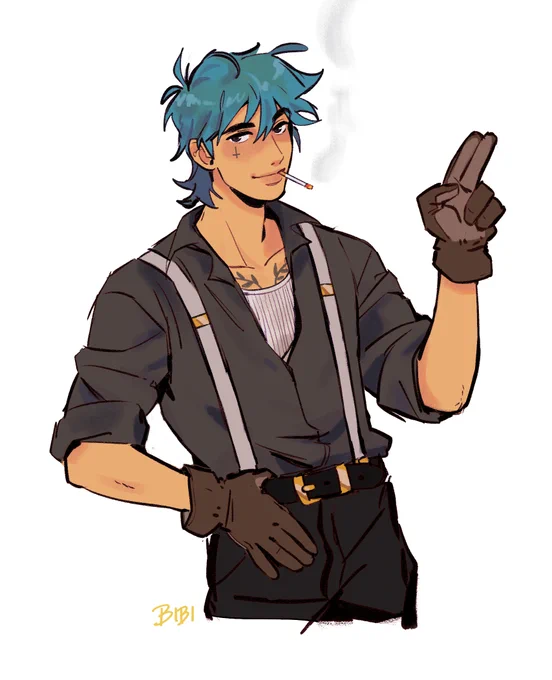 Micah is a pretty yeehaw   #WastelandGospel #MonsterheartsCharacter belongs to   