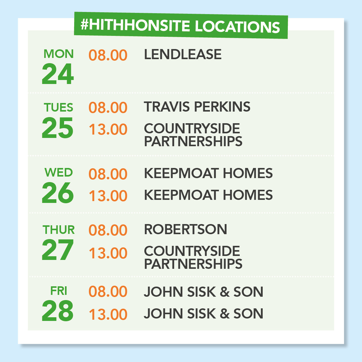 WE'RE COMING TO THE NORTH WEST! Next week, we'll be visiting sites in Manchester, Liverpool and Warrington to meet the boots on the ground and spread the message about #mentalhealthinconstruction. Looking forward to meeting everyone! constructionindustryhelpline.com/hithh-on-site.…