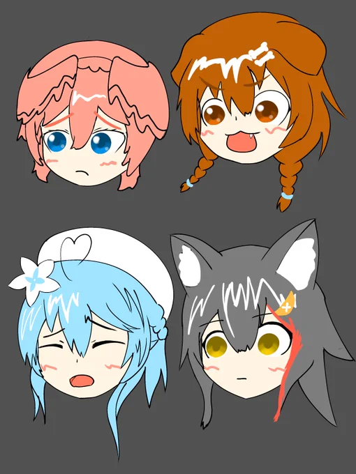 ころさんがみんなを冷静にみんなを引っ張りラミィちゃんがサポートしルイねぇがカチコミに行きミオしゃは怖さが臨界点に達する素晴らしい配信でした!またこのメンバーでの幽霊調査見たいですね!!#ホロ怖がり隊 #できたてころね #みおーん絵 #LamyArt #Luillust 