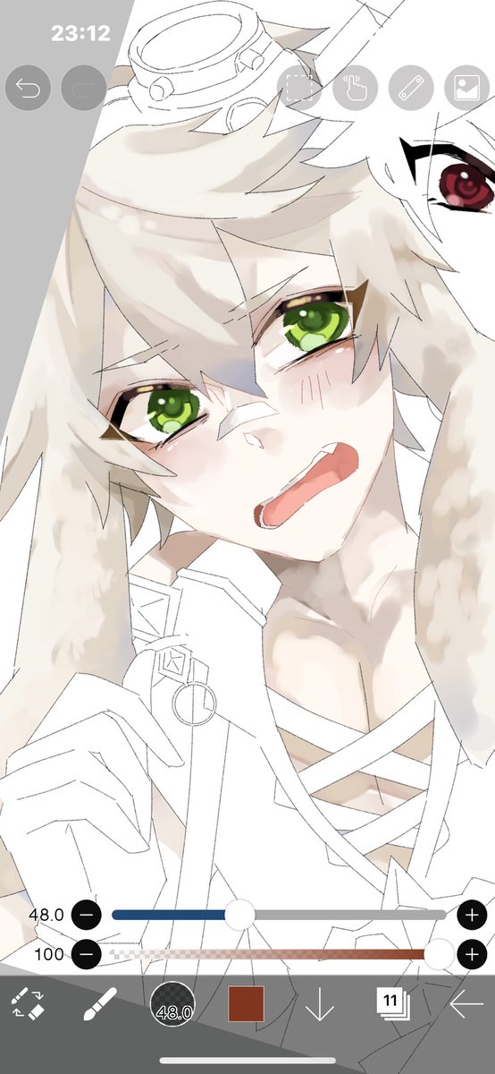 「んだ〜ひぃ 」|おじさんは原稿修羅場のイラスト