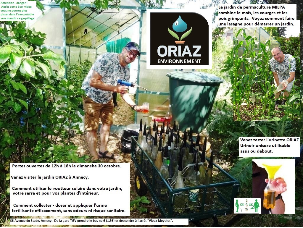 ORIAZ (@solardripper) on Twitter photo Venez visiter le jardin à Annecy le dimanche 30 octobre ! Venez visiter le jardin à Annecy le dimanche 30 octobre !