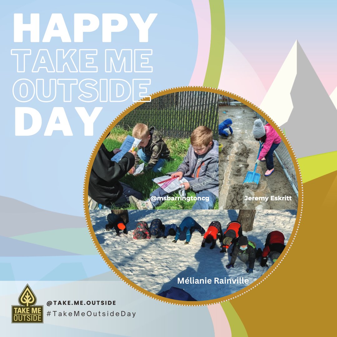 takemeoutside's tweet photo. Happy #TakeMeOutsideDay 

Each October it warms our hearts to be a witness to your time spent learning outdoors on this day! ❤

Please share these special moments with us by tagging us, using #TakeMeOutsideDay or send an email to info@takemeoutside.ca! https://t.co/dx9sc4NAP7