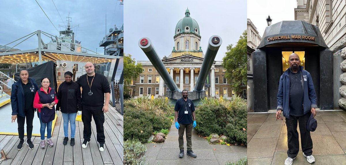 On Thank Your Cleaner Day #TYCD it's great to see our colleagues working at prestigious properties like the Imperial War Museums @I_W_M Thank You! #AtalianServest
