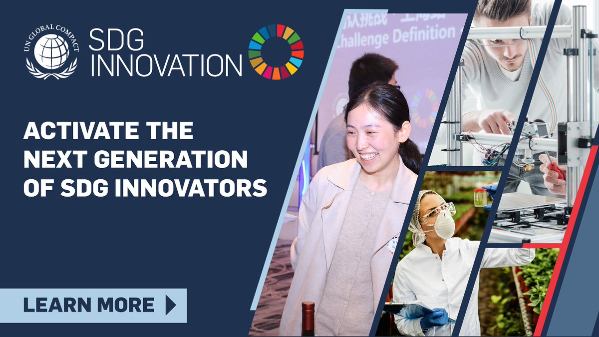 🎉✍️ Applications are now open for the #SDG Innovation Accelerator for Young Professionals! Nominate young talent in your company today to join this high-impact programme for corporate #sustainability innovation. Learn more at 👉 unglobalcompact.org/sdgi-accelerat… #UnitingBusiness