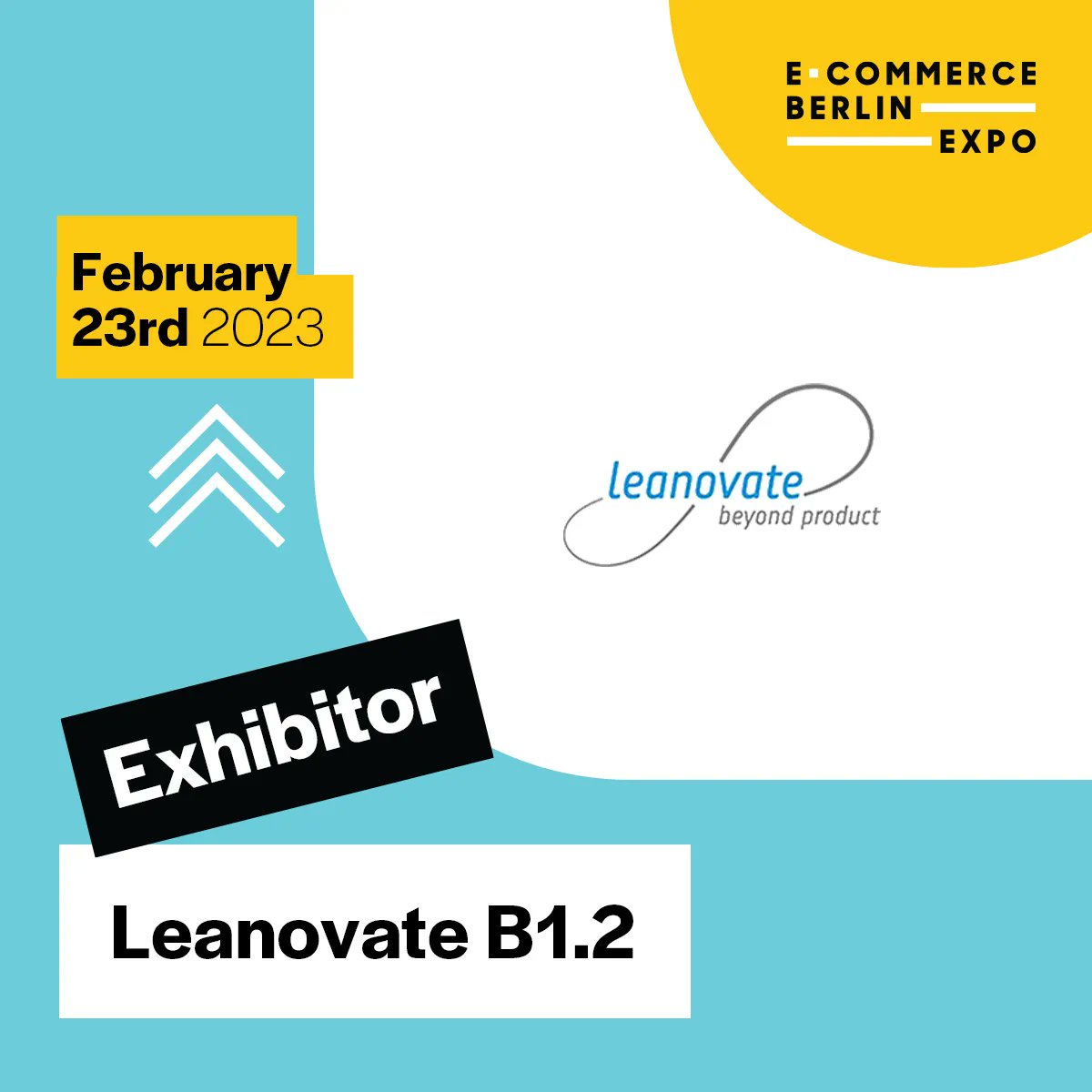 E-Commerce Berlin Expo | 19-20 Feb 2025 (@ecommerceberlin) on Twitter photo We would like to welcome <a href="/leanovateBerlin/">leanovate GmbH</a> as our new exhibitor. We are very pleased to have you onboard! 🚀
Learn more about Leanovate: buff.ly/3Tw5v8G
You can visit their booth at STATION Berlin on Feb 23rd. Grab a free visitor ticket here: buff.ly/3DUj9y7 We would like to welcome <a href="/leanovateBerlin/">leanovate GmbH</a> as our new exhibitor. We are very pleased to have you onboard! 🚀
Learn more about Leanovate: buff.ly/3Tw5v8G
You can visit their booth at STATION Berlin on Feb 23rd. Grab a free visitor ticket here: buff.ly/3DUj9y7