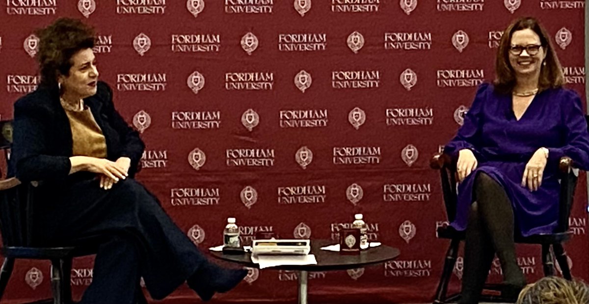 FordhamExternal's tweet photo. In conversation with best-selling author and Fordham parent Adriana Trigiani at the 2022 Fordham Women’s Summit today at Fordham Law. #FWS2022
https://t.co/wIOyihKXw1 https://t.co/nUcK3N1rED