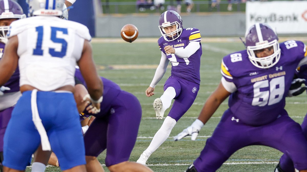 𝐏𝐋𝐀𝐘𝐄𝐑 𝐏𝐑𝐎𝐅𝐈𝐋𝐄

Kicker <a href="/John_Opalko/">Johnathan Opalko</a> has gone a perfect 23-23 on PATs this season and has hit 6 of 8 field goal tries 🙌

#UAUKNOW #WinTheDay 🟪🟨