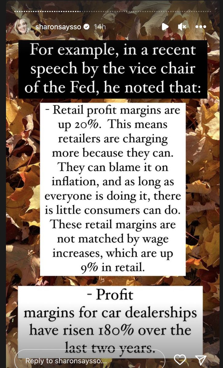 Infuriating how greed is a core of our inflation problem but isn't solvable unless the greedy make the choice to do so.