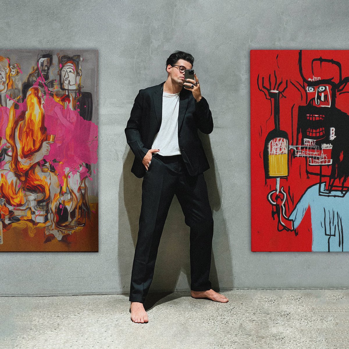 blakesteven's tweet photo. hello from me and a couple of my recent works :) https://t.co/ffPbTeYCjd