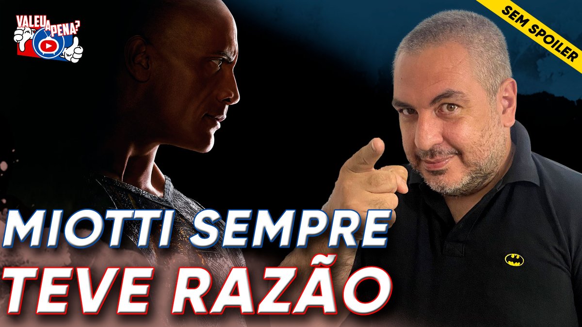 jurassicast's tweet photo. ADÃO NEGRO E O MIOTTI SEMPRE TEVE RAZÃO (Resenha) Valeu a Pena? Sem Spoiler https://t.co/w4SnjPhS1Q via @YouTube @wbpictures_br 
#adaonegro
#BlackAdam 
#BlackAdamMovie 
#dccomics https://t.co/juh1wfadJy