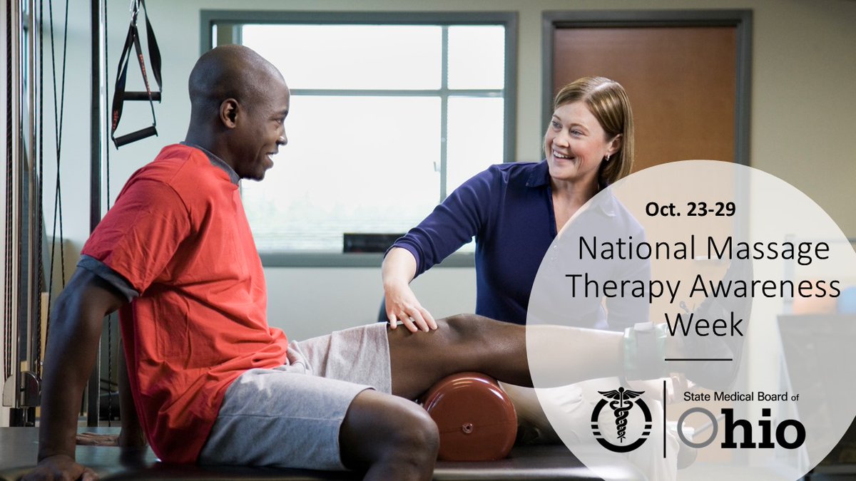 ohiomedboard's tweet photo. #DYK #SMBO We regulate 11,428 massage therapists across the state of Ohio. We are honored to celebrate National Massage Therapy Awareness Week® Thank a massage therapist who may have helped you with chronic pain management and behavioral health treatment #ThankYou #NMTAW https://t.co/hs1YHhVGeX