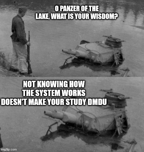 Listen here you little panzer #dimdoo