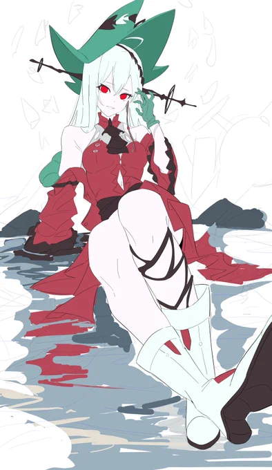 少しずつ描いてる 