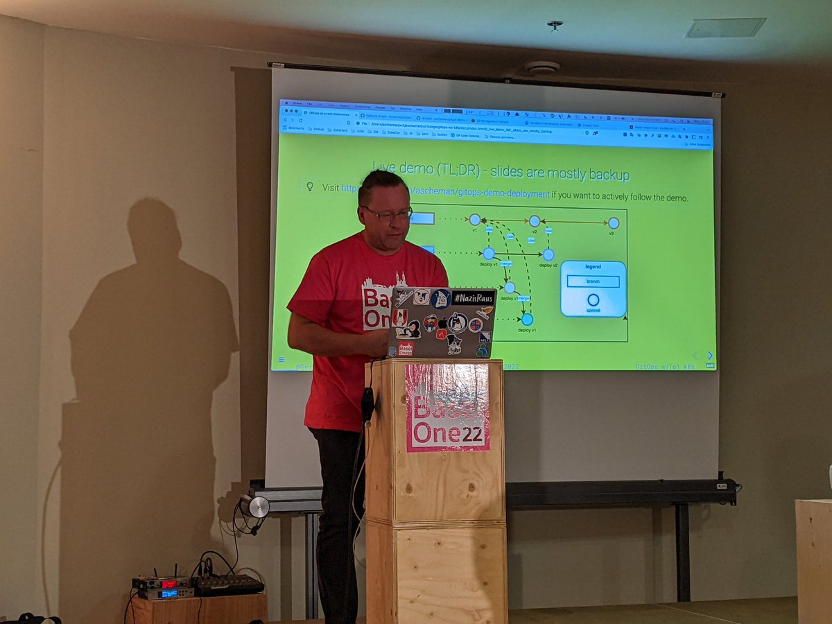 Lukas Pradel (@lukaspradel) on Twitter photo Letzter Talk des Tages bei der #BaselOne22 für mich: #gitops mit #GitHub Actions von <a href="/GerdAschemann/">Gerd Aschemann @ascheman@mastodon.social</a> Letzter Talk des Tages bei der #BaselOne22 für mich: #gitops mit #GitHub Actions von <a href="/GerdAschemann/">Gerd Aschemann @ascheman@mastodon.social</a>