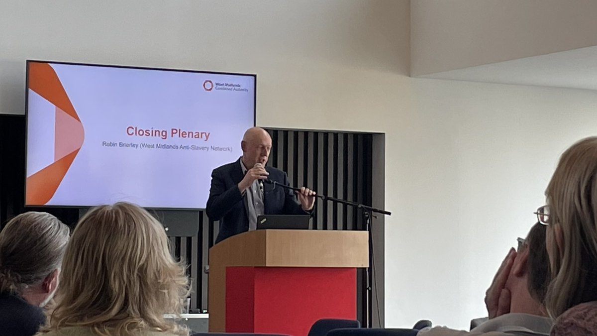 StreetSupportWM's tweet photo. Closing today’s conference is @robinbrierley again, summing up what has been a valuable and helpful day. “There’s a great bunch of people in this room, and together we definitely can make a difference” https://t.co/HN7ckO3tNl