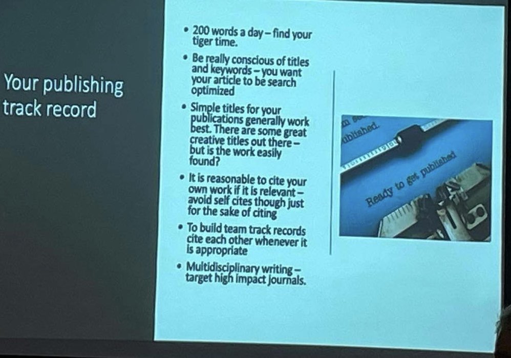 TowerMarion's tweet photo. Feeling motivated. Fabulous workshop on publishing and impact with Professor Amanda Kenny #NETNEP2022 https://t.co/jN0eCsCRIJ