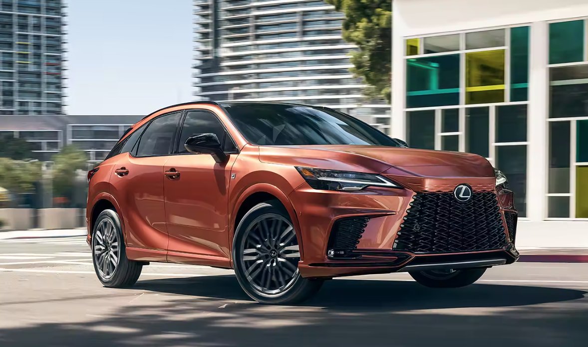 LexusFreehold's tweet photo. Elegantly shaped to evoke power and grace. | The 2023 Lexus RX 500h F Sport Performance AWD. 

#lexusfreehold https://t.co/ckyuK5ZVPr