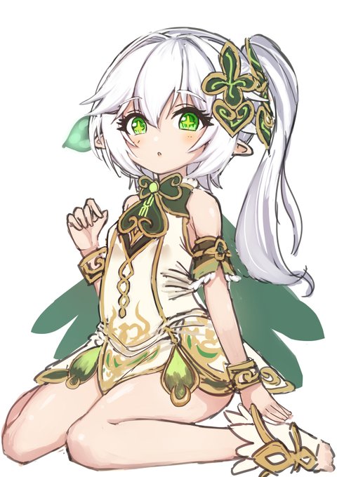 ナヒーダちゃんラフ。ピックアップ始まったら完凸させたい…する 