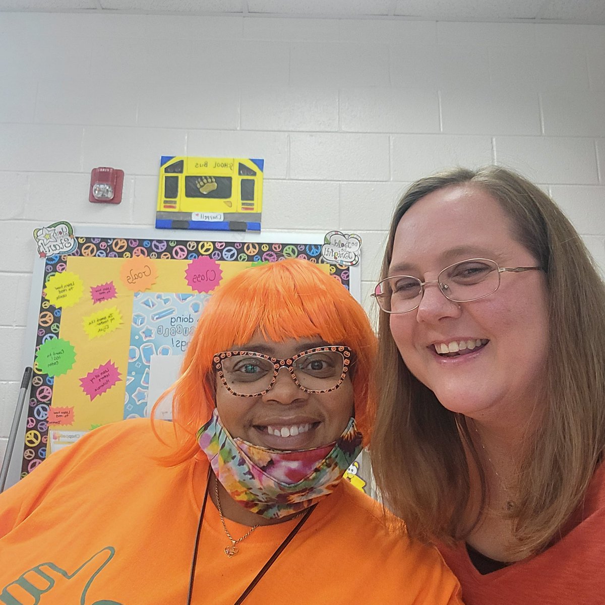 CoachDeversToo's tweet photo. @WeAreBTWE stands up to bullying by being united, following PBIS expectations, and practicing Self-Awareness. @SufVAschools  #UnityDay #BuildingtheBestSPS #PBIS #SEL https://t.co/IIPJsXh5Rm