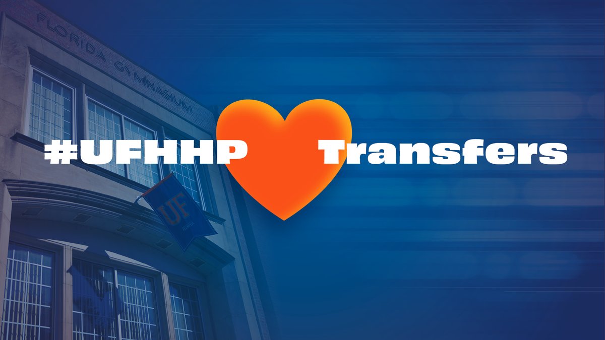 Celebrating Transfers: It’s National #TransferStudentWeek and we’re proud of all of our transfer students for the unique and diverse experiences they bring. Read about eight of our 457 outstanding transfer students!
Read more: hhp.ufl.edu/articles/2022/…
#TransferStudentWeek