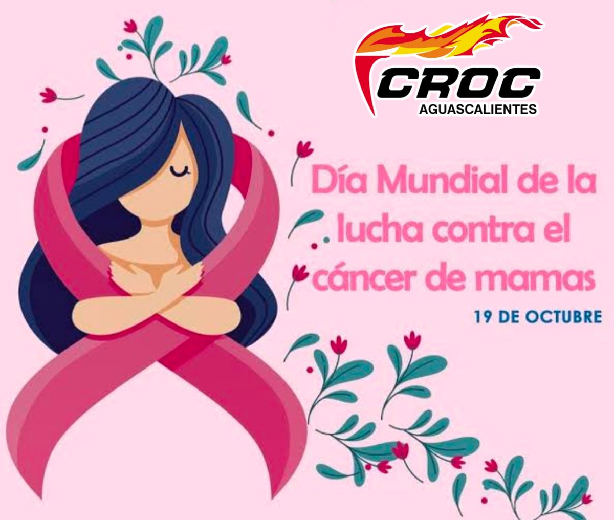 Seccion67CROC's tweet photo. #CROCAguascalientes;
El día internacional del cáncer de mama busca concienciar a la sociedad de la importancia de la investigación y el diagnóstico precoz de esta enfermedad. Porque el cáncer de mama es el tipo de tumor más frecuente en mujeres.
@IsaiasSiCumple
@chitocroc https://t.co/FZvgJJyhhN