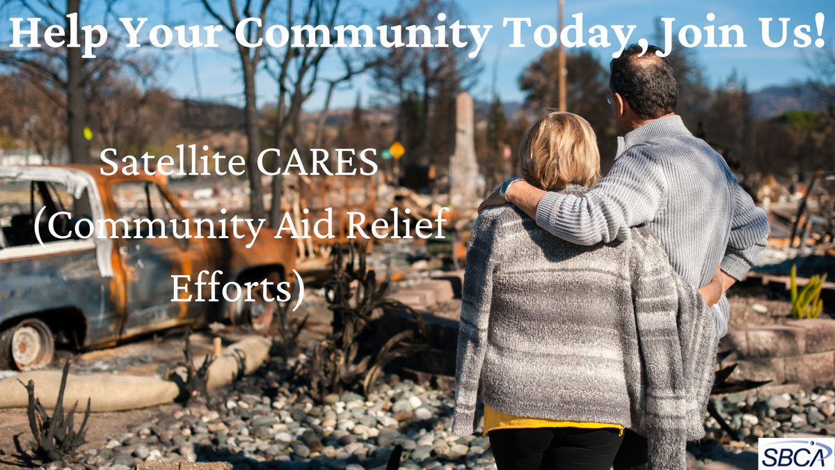 sbcacomm's tweet photo. Here at #SBCA we care about our community, which is why we partnered with the Information Technology Disaster Resource Center (ITDRC) to form Satellite CARES (Community Aid Relief Efforts). (1/2) https://t.co/XKEpRGQ6GL