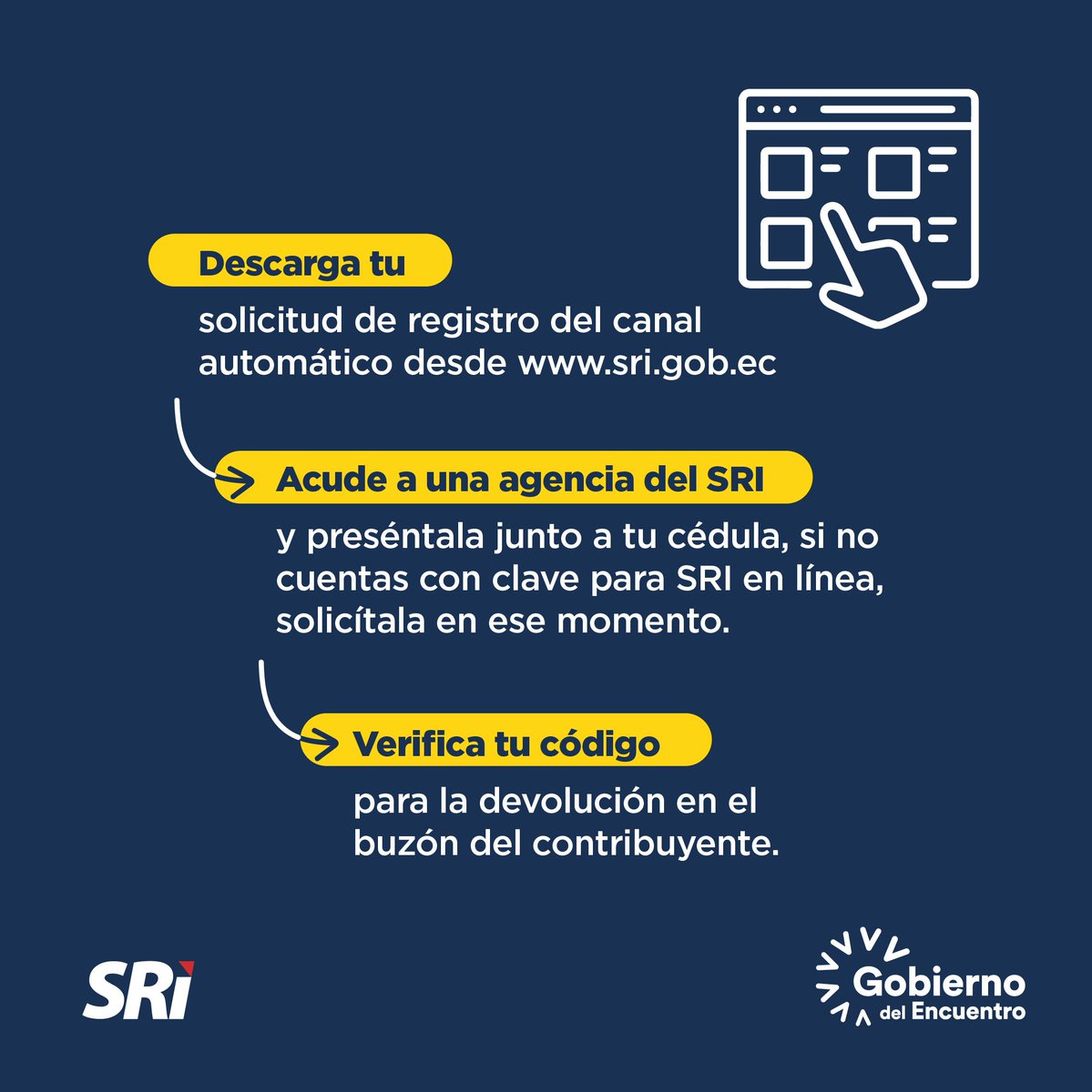 DeysiFonsecaJ's tweet photo. Solicita la devolución automática del IVA en los establecimientos afiliados.

Mira el listado en https://t.co/wqALSeswxb 

#DevoluciónIVA
#Ecuador https://t.co/kdjbQo4nlk