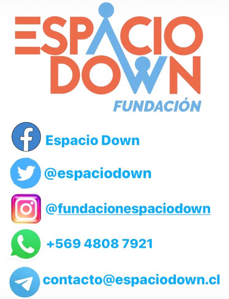 Síguenos en nuestras redes sociales y contáctanos para la información que necesites 🫶🏻
#EspacioDown #sindromededown #inclusión