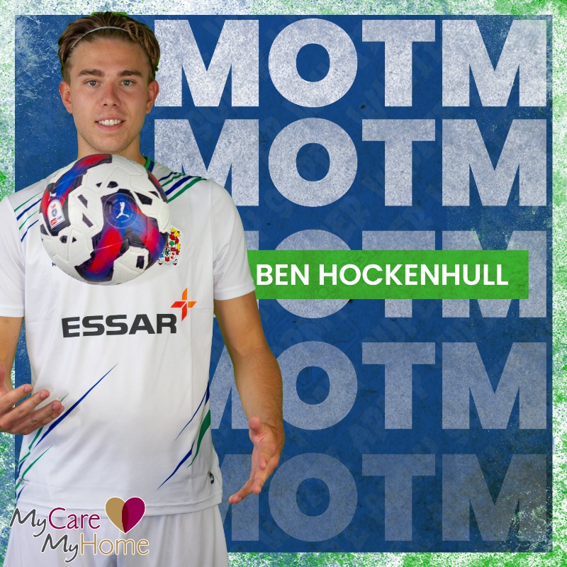 TranmereRovers's tweet photo. 🥇 You have voted Ben Hockenhull as your @mycaremyhome Man of the Match from last night's win!

Solid clean sheet on your debut 👊

#TRFC #SWA