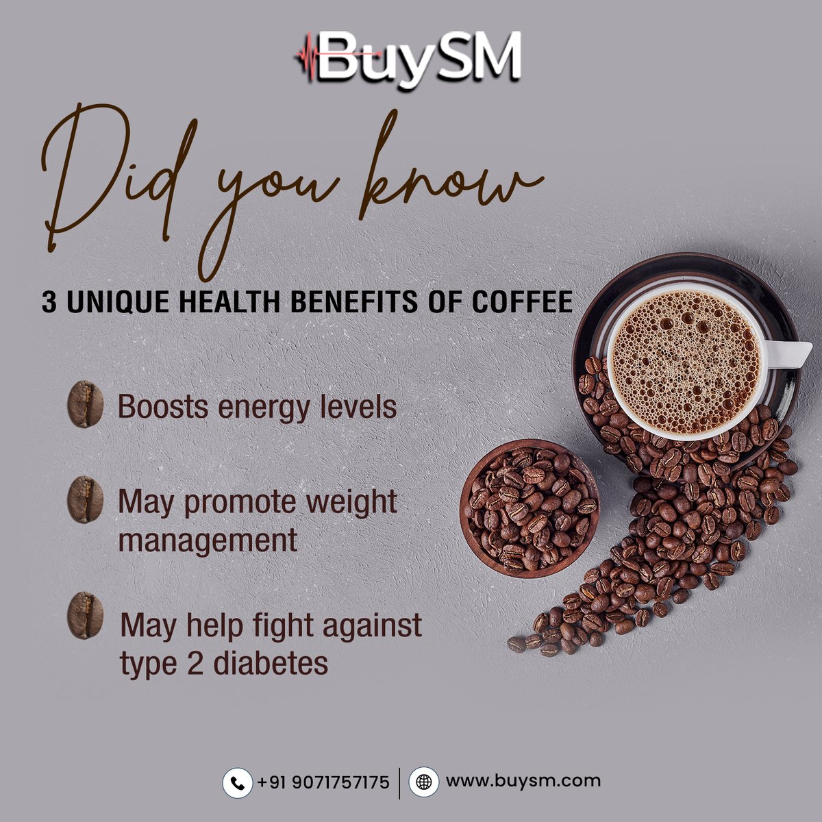 buysmofficials's tweet photo. Coffee has been linked to a long list of potential health benefits. However, over-consumption is never advised. 

#buysm #onlinepharma #trustedpharma #indianpharmacy #homedeliveredmedicines #pharmaceuticals #specialitymedicines #superspecialitymedicines#coldstoragemedicines https://t.co/APbe8qldpm