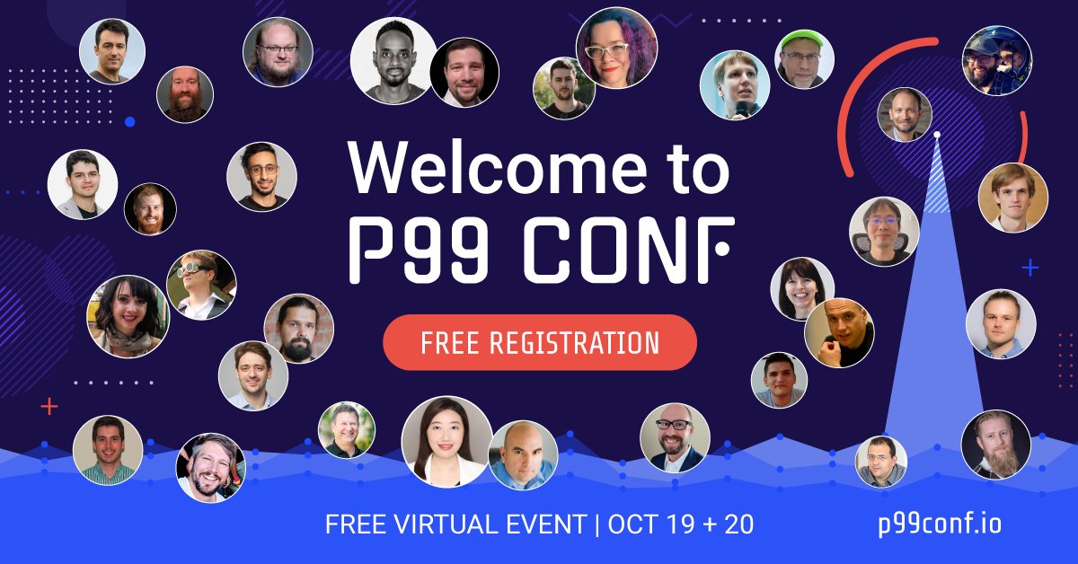 P99CONF's tweet photo. #P99CONF starts in one hour! Over 50 sessions on #latency, #rustlang, #goloang, #Linux, #eBPF, #Kubernetes, #NoSQL, #SQL + more by experts from @Microsoft, @Google, @Square, @UberEng, @awscloud  &amp; more. You can still join for free at https://t.co/ECET724gMa

#ScyllaDB https://t.co/yPQSkkZUMu