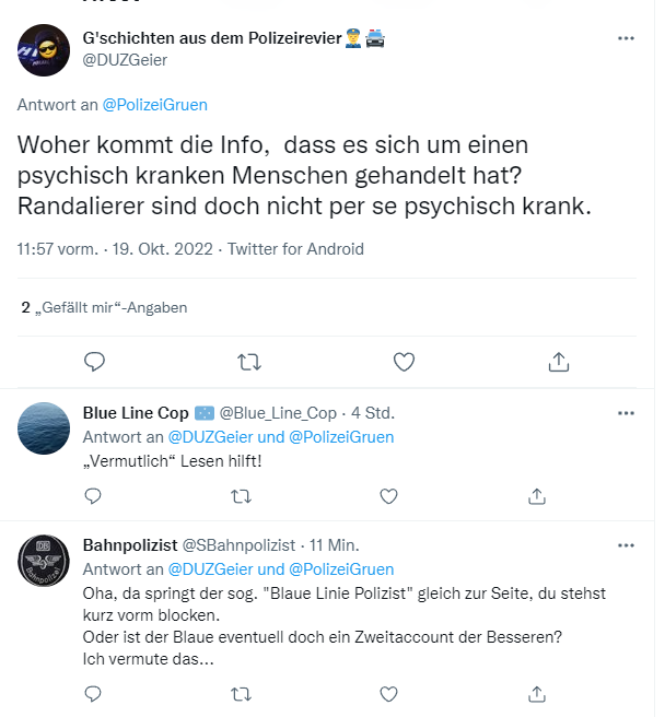 HSB_Forum's tweet photo. Weiter geht's mit Spaß in der #CopBubble, denn der "Bahnpolizist" ist sehr kluk! 🤓 https://t.co/KYwGjnPqr8