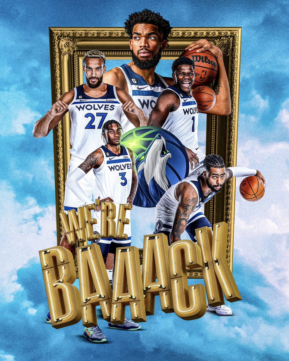 eli_corbett's tweet photo. @Timberwolves basketball is BACK. ๐บ
#gowolves #wolveshowl https://t.co/R3ge9QPGCu