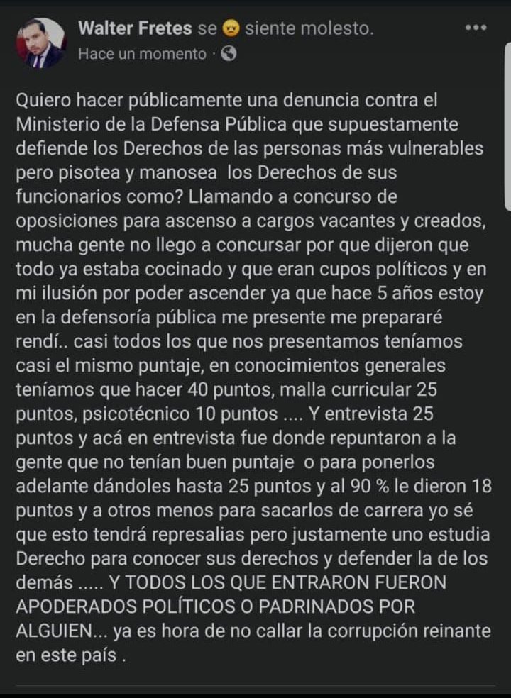Cuentan que la titular del Ministerio de la Defensa Pública, convirtió la Institución en un Comité del PLRA <a href="/segoviaml/">Lorena Segovia</a> 👇