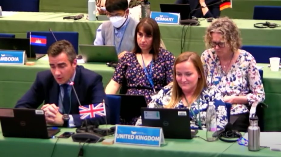 edgoodall's tweet photo. It's fantastic to see the #UK showing super strong leadership at #IWC68, speaking up for whales and dolphins and calling out countries that continue to slaughter them 🇬🇧💪🐳🐬

We need more of them to reverse the #climate and #biodiversity crises, not less!
@whalesorg @DefraGovUK https://t.co/QUChZdDCOW