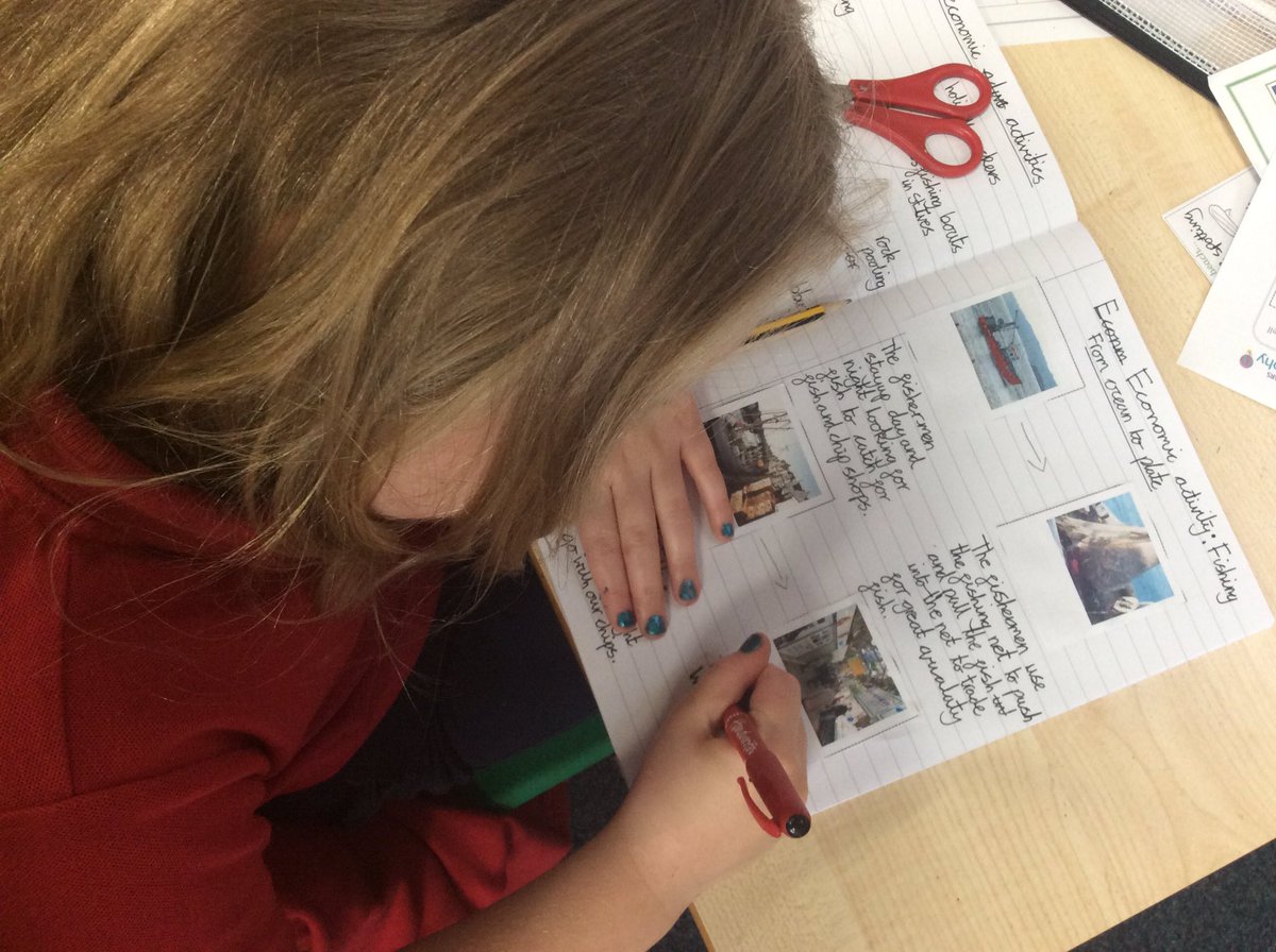 CuddingtonPri's tweet photo. Learning more, remembering more... With the help of our knowledge organisers, Tawny Owls have been investigating what human activities occur on our coasts... ending with a journey of fish and chips! #fromtheoceantotheplate #ukcoasts #cuddingtongeography https://t.co/6Bj0W3WUIH