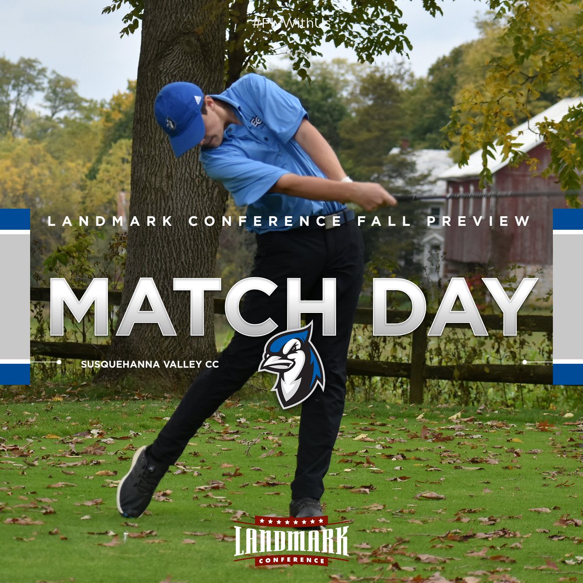 EtownBlueJays's tweet photo. Day ✌ for Etown men's golf at the Landmark Conference Fall Preview!
🆚 Landmark Fall Preview
📍 Susquehanna Valley CC
#d3golf #LandmarkGOLF #FlyWithUs https://t.co/280IfVlykM