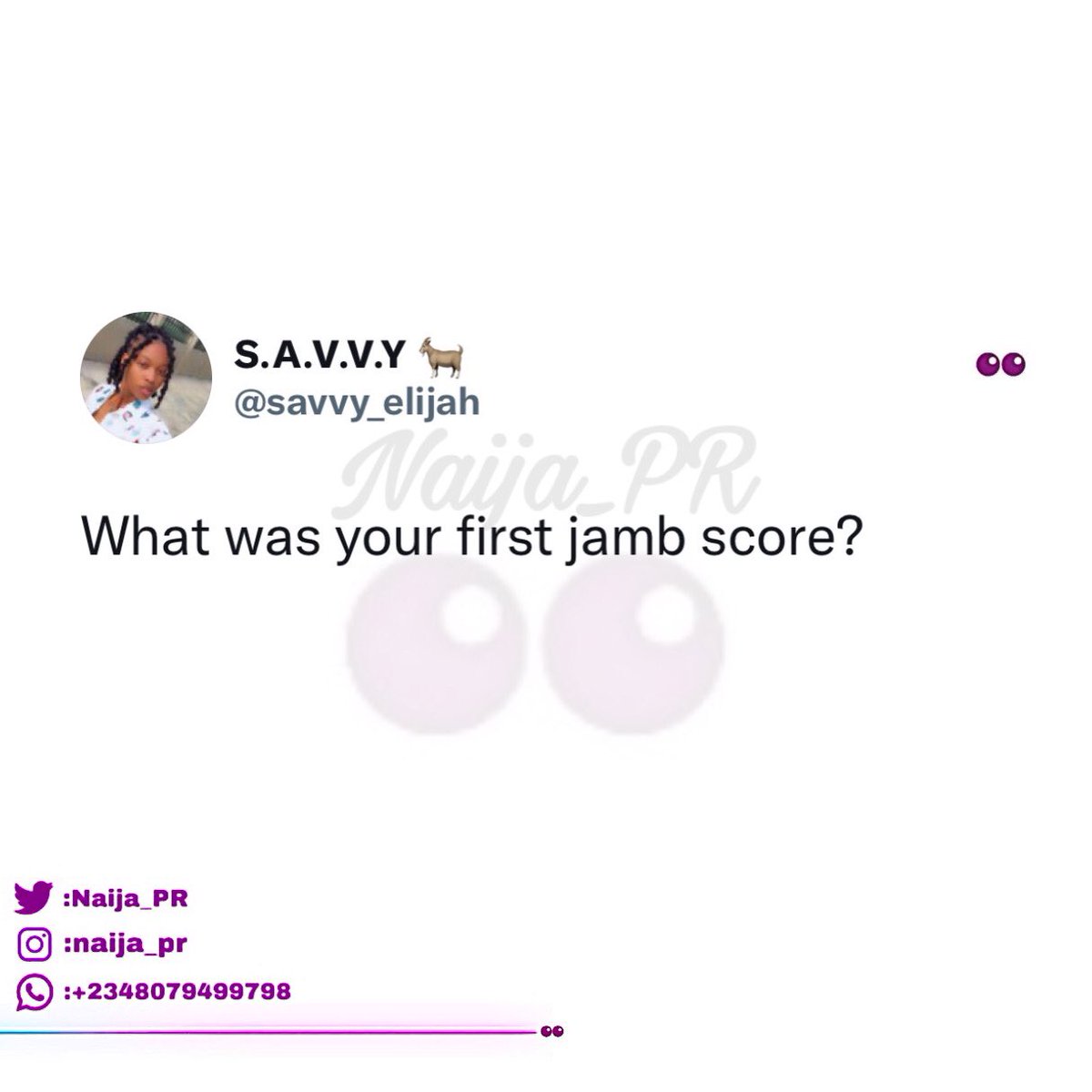 Naija tweet media