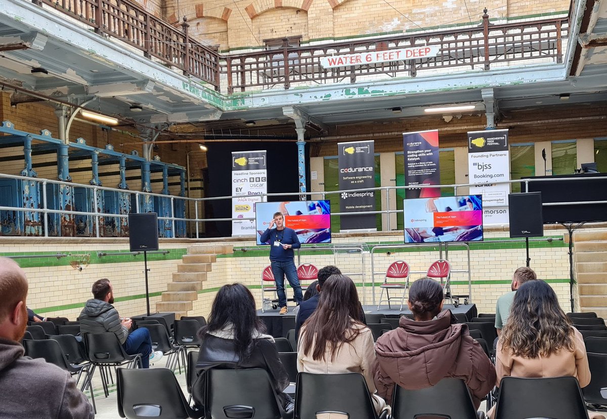 "There are around 4000 apps released into the app stores every single day. If you are thinking of building an app, you need to make sure you have a pretty compelling reason to do it"

Our MD Rob Sandbach speaking <a href="/MancTechFest/">Manchester Tech Festival</a> this afternoon.