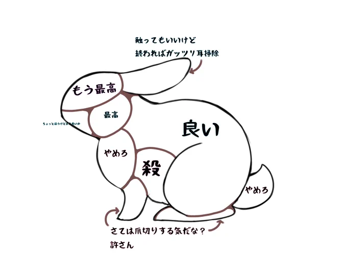 うちのウサギさんはこんな感じ

撫でられるの大好きだけど抱っこNGな子が大半だと思ってたけどそうでもないのね https://t.co/S53PJLhyQ4 