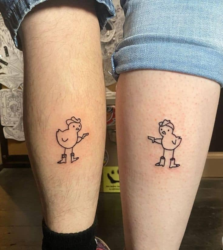 Movie and TV showinspired couples tattoos