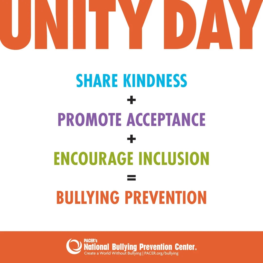Bullying can be prevented, through sharing kindness, promoting acceptance, and encouraging inclusion. Learn what you can do at pacer.org/bullying/