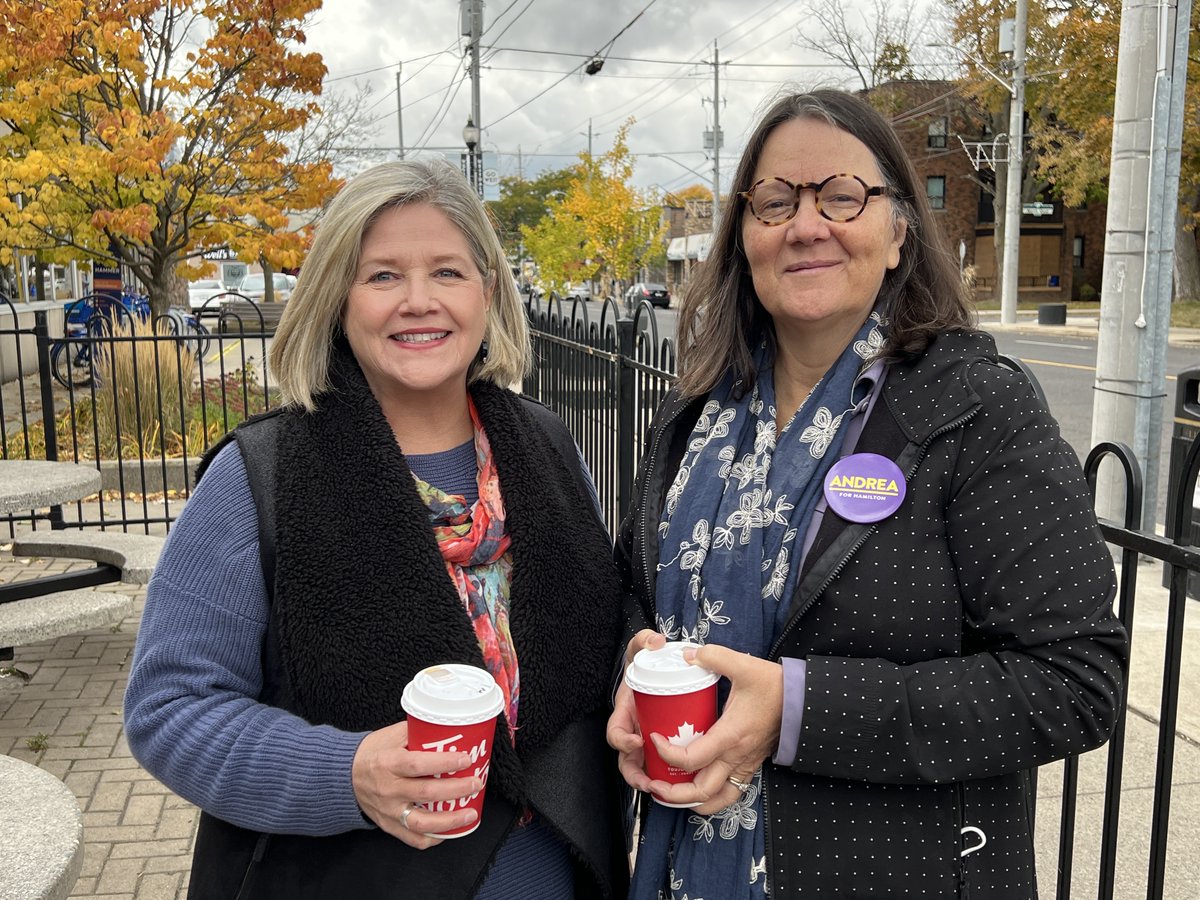 AndreaHorwath's tweet image. “I trust Andrea’s leadership and know that she will be a mayor we can all count on. She’s got my vote and my endorsement and I can’t wait to see her at City Hall.”  

Sandy Shaw, MPP Hamilton West- Ancaster- Dundas

Thanks so much for your support Sandy!