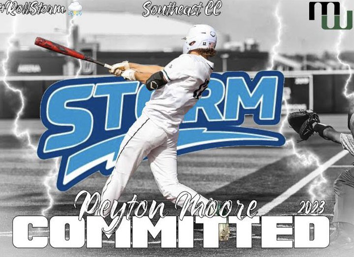I’m excited to announce my commitment to <a href="/SCCBASEBALLNE/">SCC Baseball</a> to continue my academic and athletic career! Thank you to my family, friends, and coaches that have all helped me get to this point! #RollStorm⛈️                                         <a href="/MWCatsBaseball/">Millard West Baseball</a> <a href="/Coach_Parks_/">Coach T-y</a>