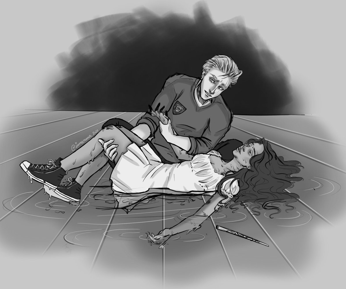 Ivmaruva's tweet photo. Day 30/100 One of my favorite chapters from “Let The Dark In” by @SenLinYuWrites Melting Hermione has been in my mind for 48 hours so I had to do something about it 😜. So many details, so many questions. Amazing storytelling Sen! #100DaysOfDramione #fanfiction #Dramione #LTDI https://t.co/6azLQ6bQKl