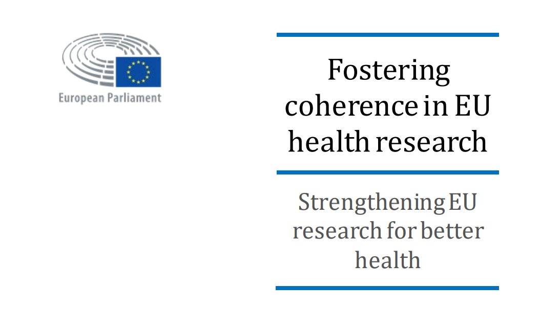 #Pandemics, #ChronicIllness, #DemographicChange...Is the organisation & #funding of EU #health #research adequate & fit to face these challenges? 👉New #EP #STOA study finds EU weaknesses: europa.eu/!W8r9NG #HorizonEurope #H2020 @linagalvezmunoz