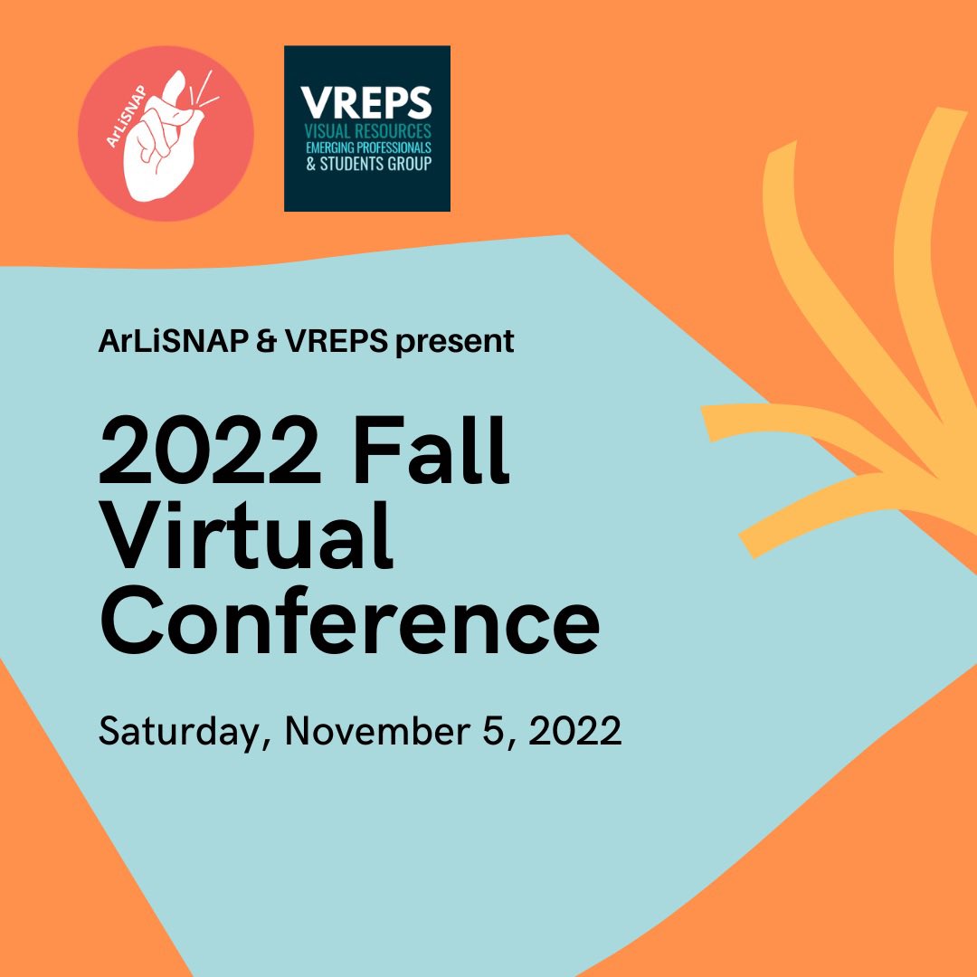 TODAY: Submit your proposals for the ArLiSNAP/VREPS Fall Virtual Conference￼! Deadline is today, Oct. 19th. Proposals shouldn’t be longer than 250 words max. Submission form + more details on our website arlisnap.arlis.org 📝