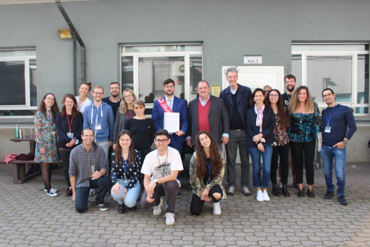 BiocatLabPolimi's tweet photo. Congratulations to our Dr. Danilo Colombo @danilo_drake for an excellent Ph.D. thesis defense @polimi ! 👨‍🎓👨‍🏫👨‍🔬 And thanks to Francesco Molinari @defens_unimi and Daniele Castagnolo @CastagnoloGroup @ucl for the stimulating discussion! 🎉🎊🎉 https://t.co/bAJnQkjJXq